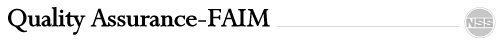Quality Assurance-FAIM